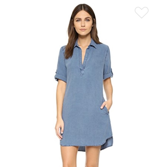 Bella Dahl Dresses & Skirts - ANTHROPOLOGIE Bella Dahl Jean Chambray Dress